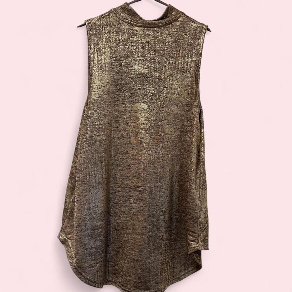 Pilcro Women's Gold and Brown Shirt